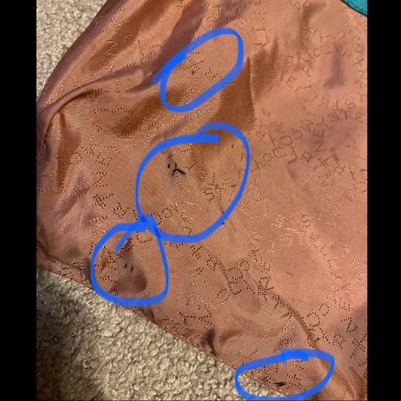 STELLA McCARTNEY Turquoise Falabella Fold-Over Bag!! - Picture 14 of 16